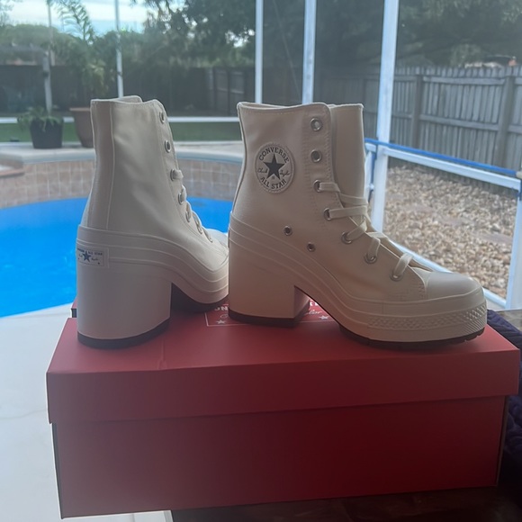 COPY - 🔥Women’s Converse CHUCK “70” DE LUXE HEELED SNEAKERS-PLATFORM PRICE FIRM - Picture 3 of 7